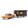 Mô hình xe 1955 Buick Century + Alameda Trailer Set 1:64 Maisto - 20-16899+20-15007