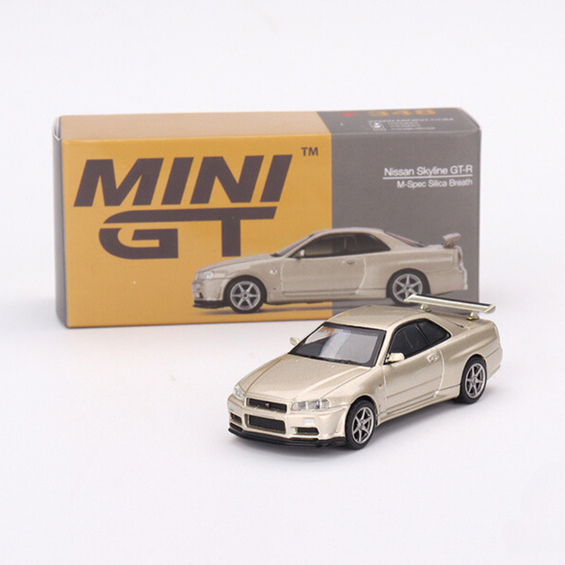  Mô hình xe Nissan Skyline GT-R R34 1:64 MiniGT 