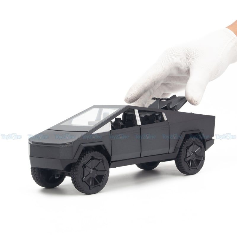  Mô hình xe Tesla Cyber Truck with motorbike 1:24 Chezhi 