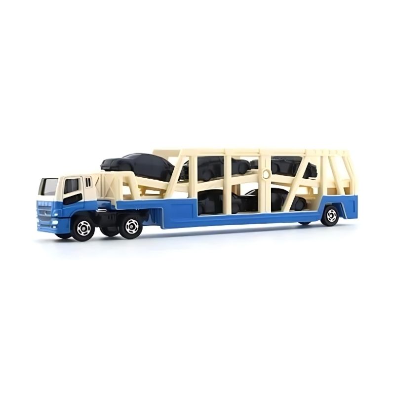 Mô hình xe đầu kéo vận chuyển ô tô Mitsubishi Fuso Super Great Transporter No.131 Tomica Long
