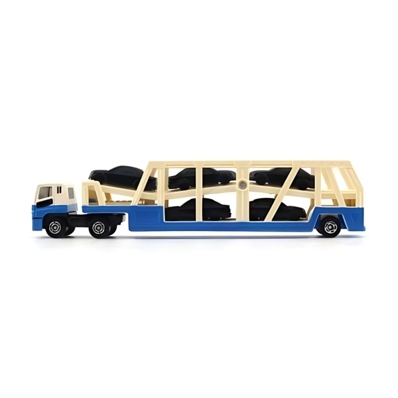 Mô hình xe đầu kéo vận chuyển ô tô Mitsubishi Fuso Super Great Transporter No.131 Tomica Long