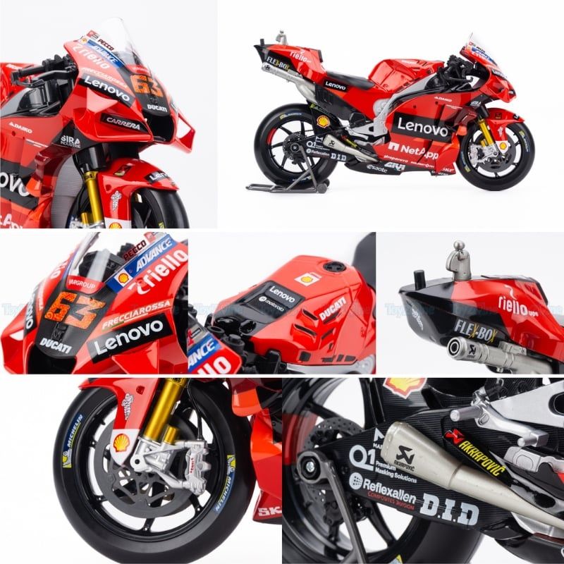 Mô hình xe mô tô GP Ducati Lenovo Team 2022 1:6 MAISTO 