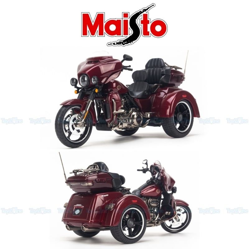 Mô hình xe mô tô Harley Davidson CVO Tri Glide 2021 1:12 Maisto
