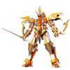 Mô hình kim loại lắp ráp 3D Crescent Blade Armor (Robot Ánh Trăng) (Silver, Orange, White) – Piececool MP471