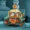 Mô hình gỗ lắp ráp 3D DIY Pumpkin Carriage Music Box (Hộp Nhạc Xe Bí Ngô) (Mixed Color) - Robotime  AM41 - WP005