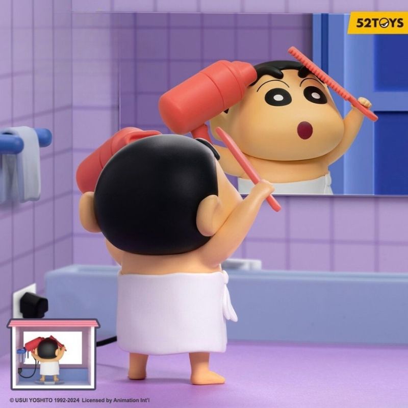 Mô hình đồ chơi Blind Box Crayon Shin-Chan Daily Life In Kasukabe Series - 52TOYS
