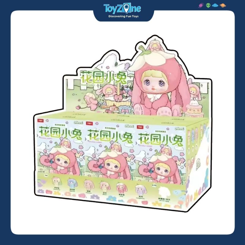 Mô hình đồ chơi Blind box Móc khóa Gấu bông Nommi V2 Garden Rabbit Series ( Vườn Thỏ ) HITOY