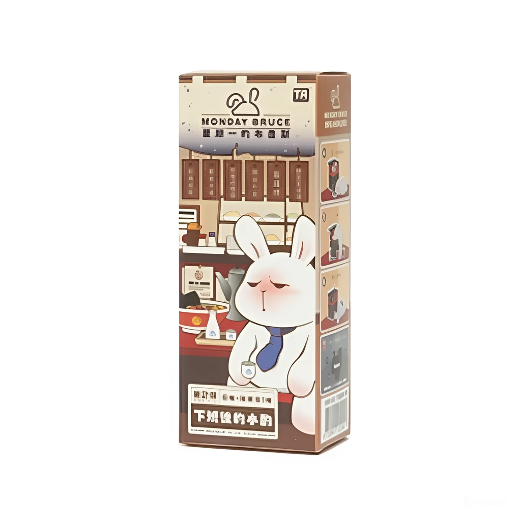 Mô hình đồ chơi Blind box Monday Bruce Series 2 After Work Drinks Toys Alliance