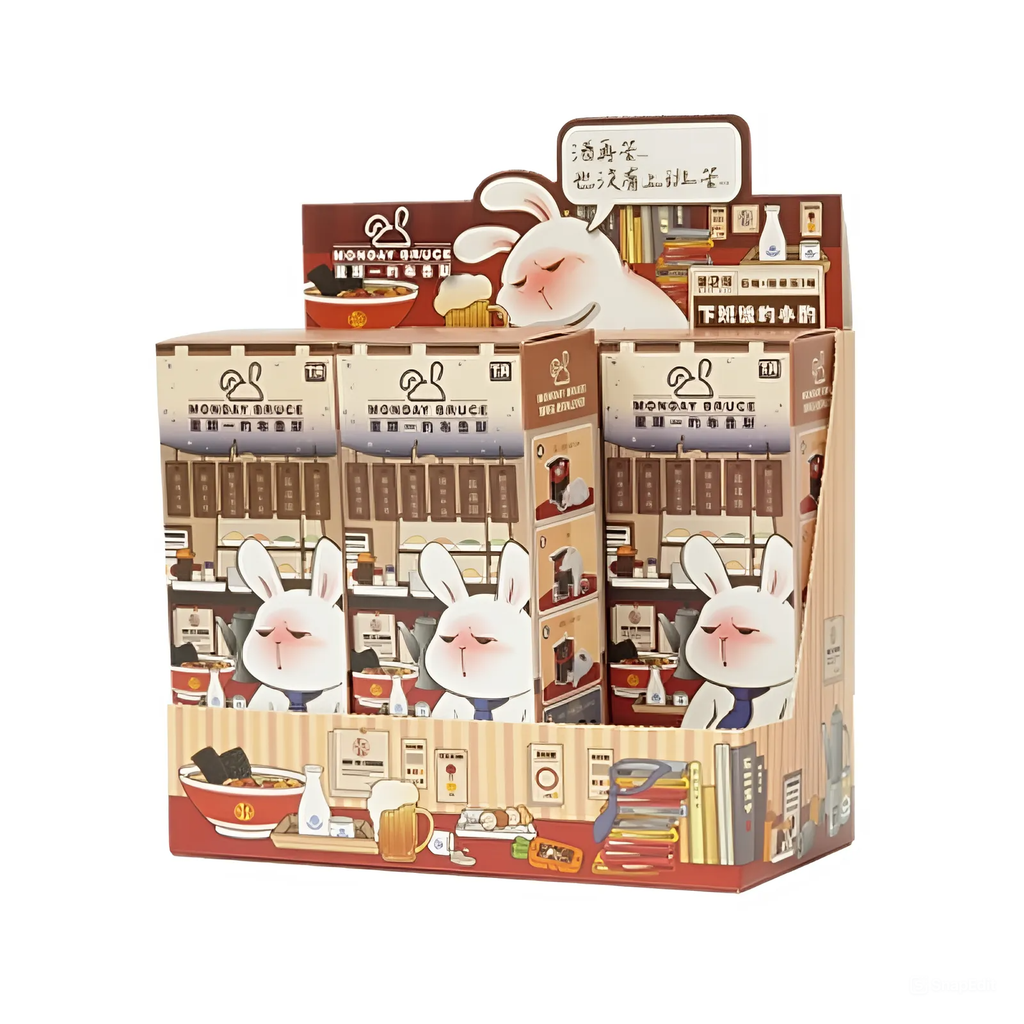 Mô hình đồ chơi Blind box Monday Bruce Series 2 After Work Drinks Toys Alliance