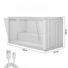  Hộp trưng bày đồ chơi mô hình kiểu container có đèn LED - 910-1 