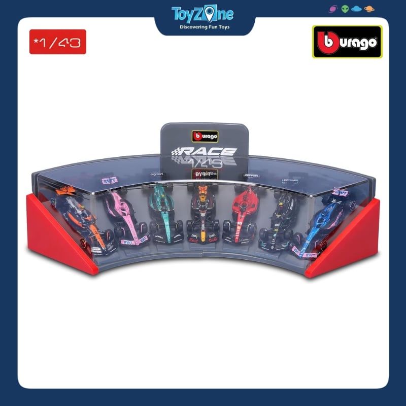 Hộp trưng bày mô hình xe Arena Display Kit có nắp kính 1:43 BBURAGO