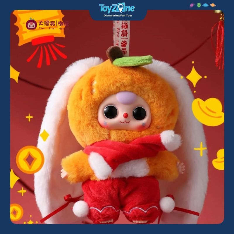  Mô hình Blind box Móc khóa Gấu bông Baby Three New Year ( Tết Nguyên Đán ) BABY THREE 