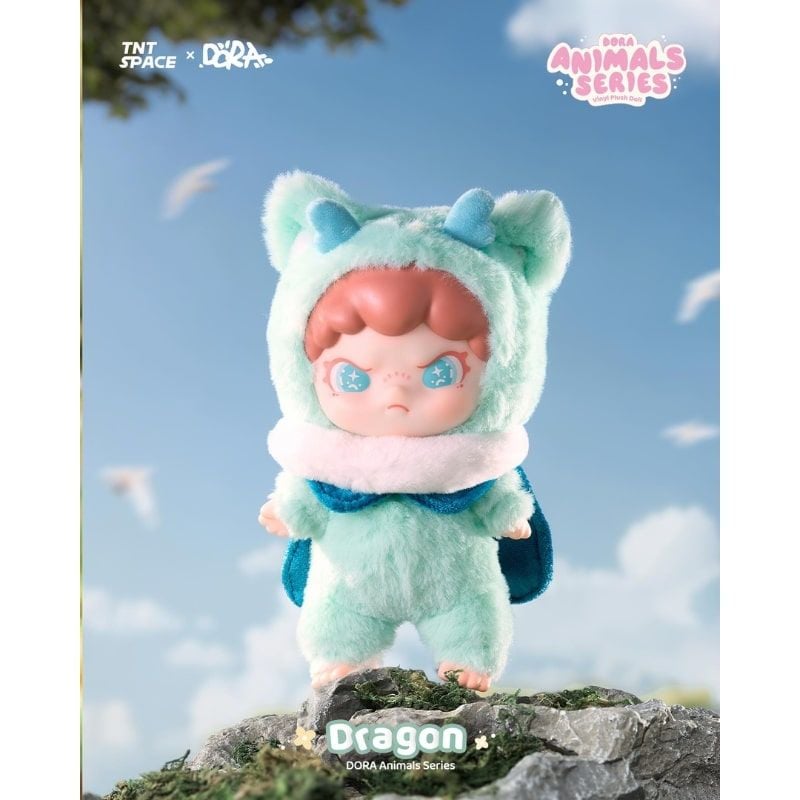 Mô hình Blind box Móc khóa Gấu bông Dora Animal Series Vinyl Plush Doll TNT SPACE