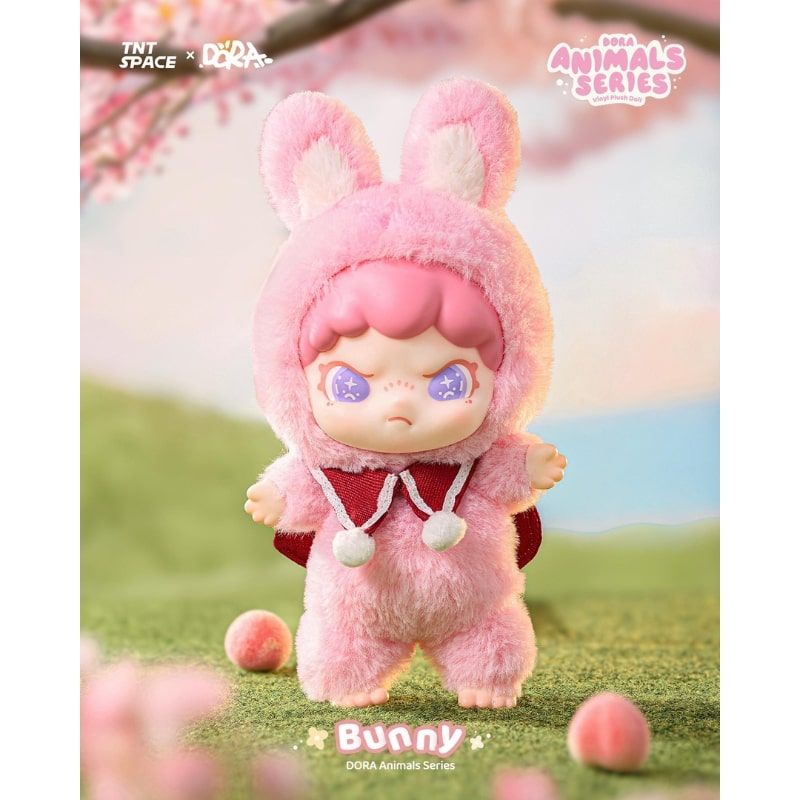 Mô hình Blind box Móc khóa Gấu bông Dora Animal Series Vinyl Plush Doll TNT SPACE