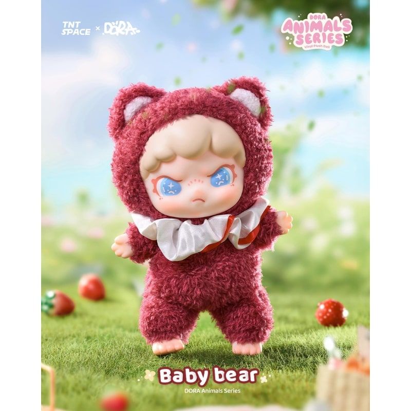 Mô hình Blind box Móc khóa Gấu bông Dora Animal Series Vinyl Plush Doll TNT SPACE