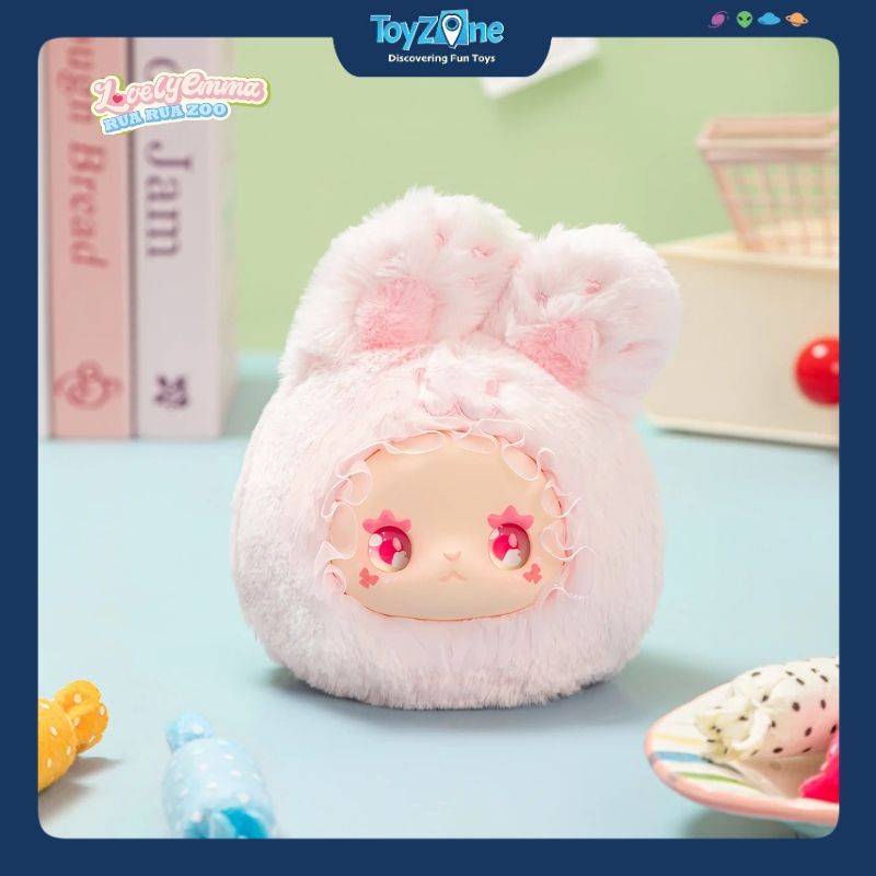 Mô hình Blind box Móc khoá Gấu bông Lovely Emma Rua Rua Zoo Vinyl Face MJ STUDIO