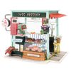 Mô hình gỗ lắp ráp 3D DIY Dollhouse Sweets Station (Tiệm Đồ Ngọt) (Mixed Color) - Robotime DGM06 - WP046