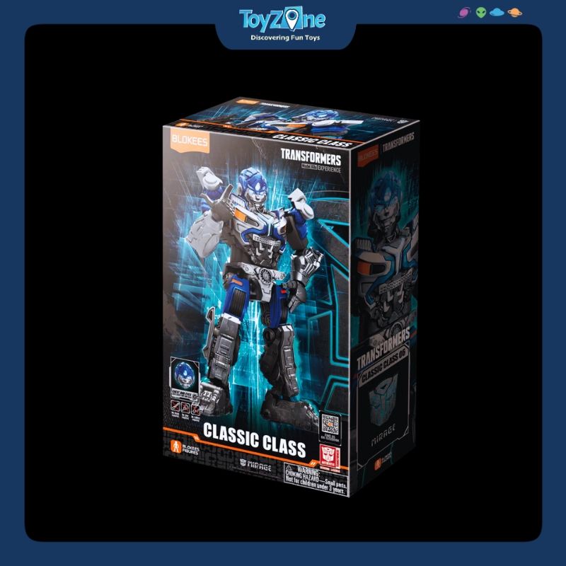 Mô Hình Đồ Chơi Lắp Ráp Transformers Classic Class 06 Mirage Rise Of The Beasts ( Quái Thú Trỗi Dậy ) BLOKEES
