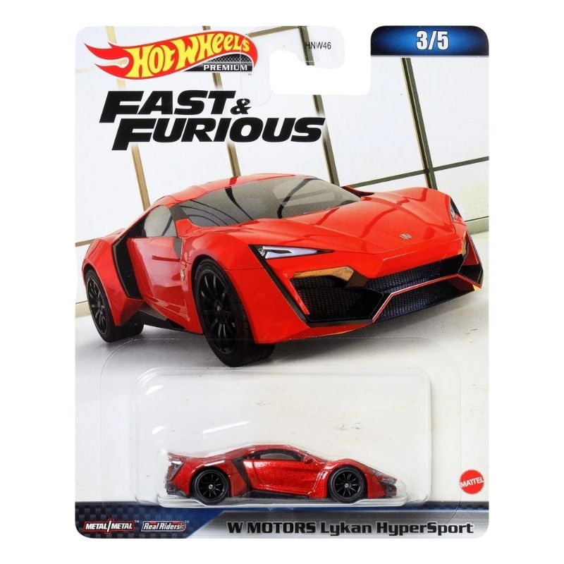 Mô hình xe W Motors Lykan HyperSport Fast and Furious Series 1:64 Hot Wheels Premium