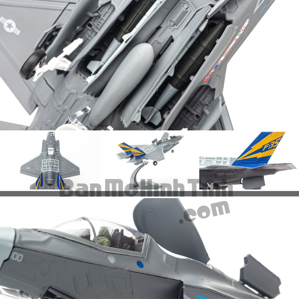  Mô hình máy bay chiến đấu F-35 Lightning II 2017 Lockheed Martin USA 1:72 NSModel 