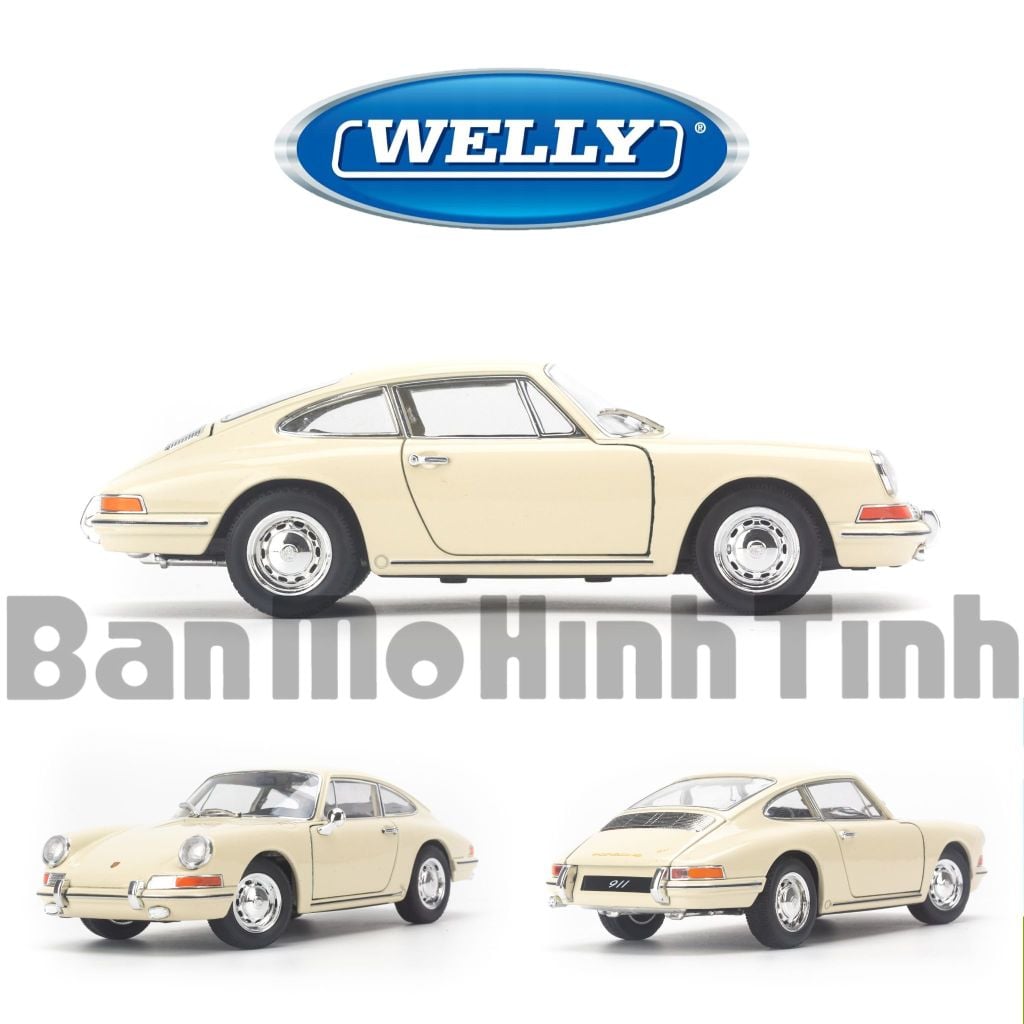 Mô hình xe Porsche 911 1964 1:24 Welly