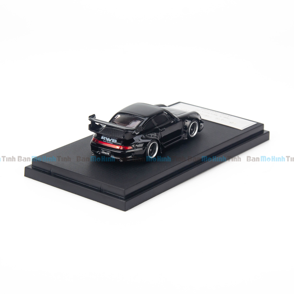Mô hình xe Porsche 930 Turbo Black Bird 1:64 Mini Station