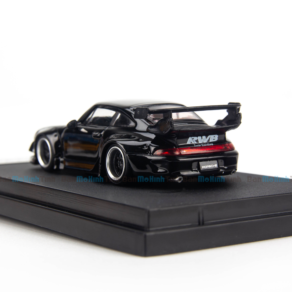 Mô hình xe Porsche 930 Turbo Black Bird 1:64 Mini Station