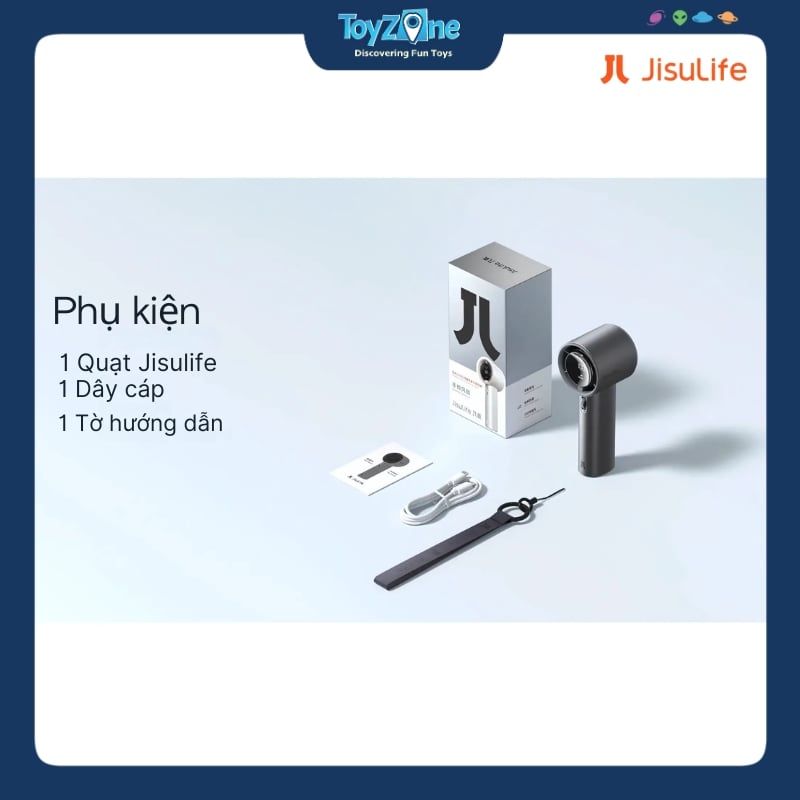 Quạt Cầm Tay Cao Cấp Handheld Fan Pro1 3600mAh JISULIFE