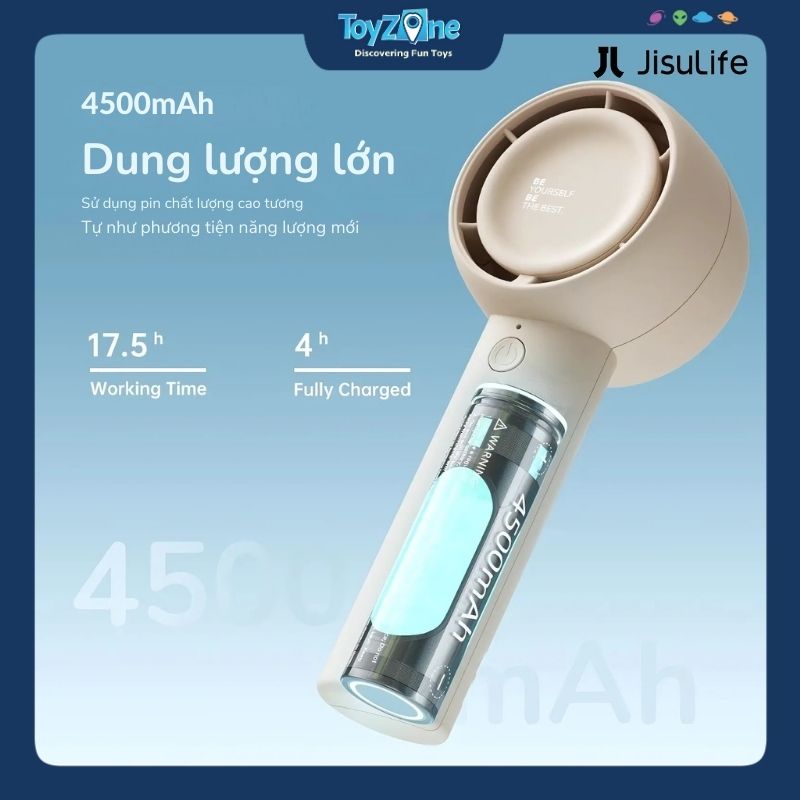 Quạt Cầm Tay Mini Handheld Fan Life5 FA42 4500mAh JISULIFE