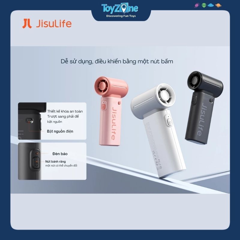  Quạt Cầm Tay Mini Handheld Fan Life9 3600mAh JISULIFE 