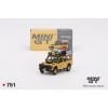 Mô hình xe Land Rover Defender 110 1989 Camel Trophy Amazon 1:64 MiniGT