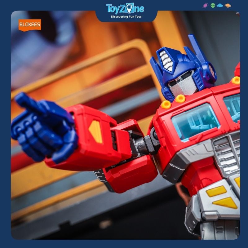  Mô hình đồ chơi Lắp ráp Transformers Optimus Prime Action Edition G1 Model Kit BLOKEES 