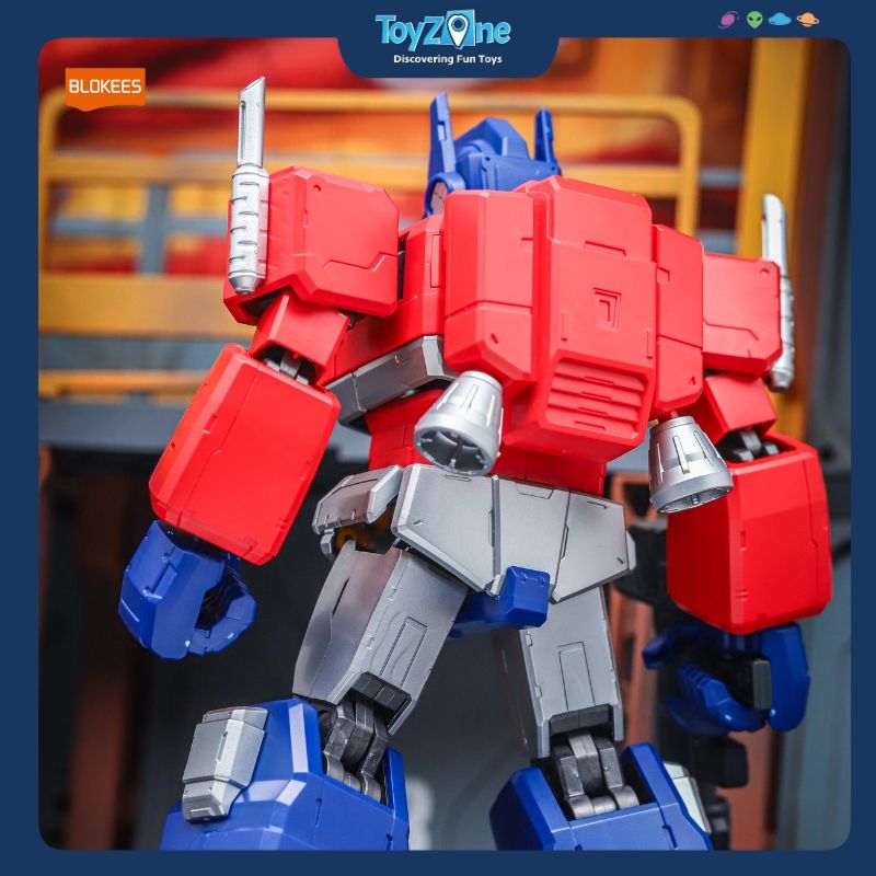  Mô hình đồ chơi Lắp ráp Transformers Optimus Prime Action Edition G1 Model Kit BLOKEES 