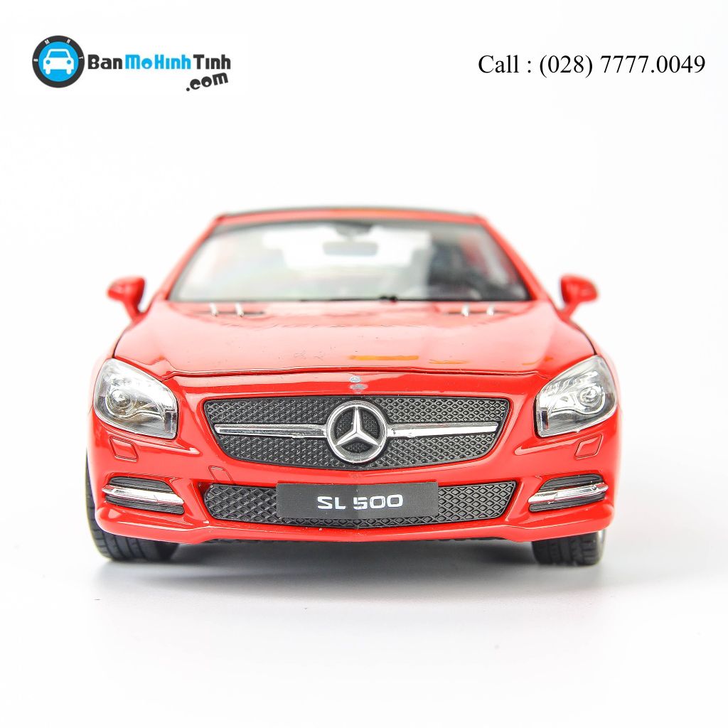 Mô hình xe Mercedes Benz SL500 Red 1:24 Welly (8)