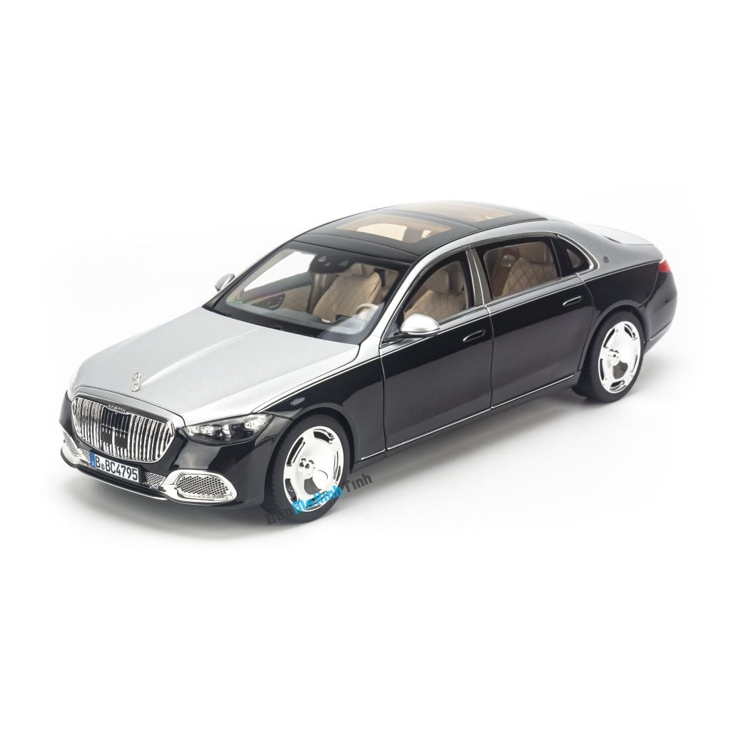 Mô hình xe Mercedes Maybach S680 W223 2021 1:18 Norev