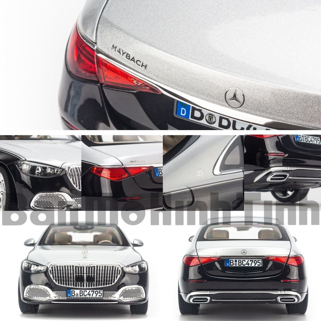 Mô hình xe Mercedes Maybach S680 W223 2021 1:18 Norev