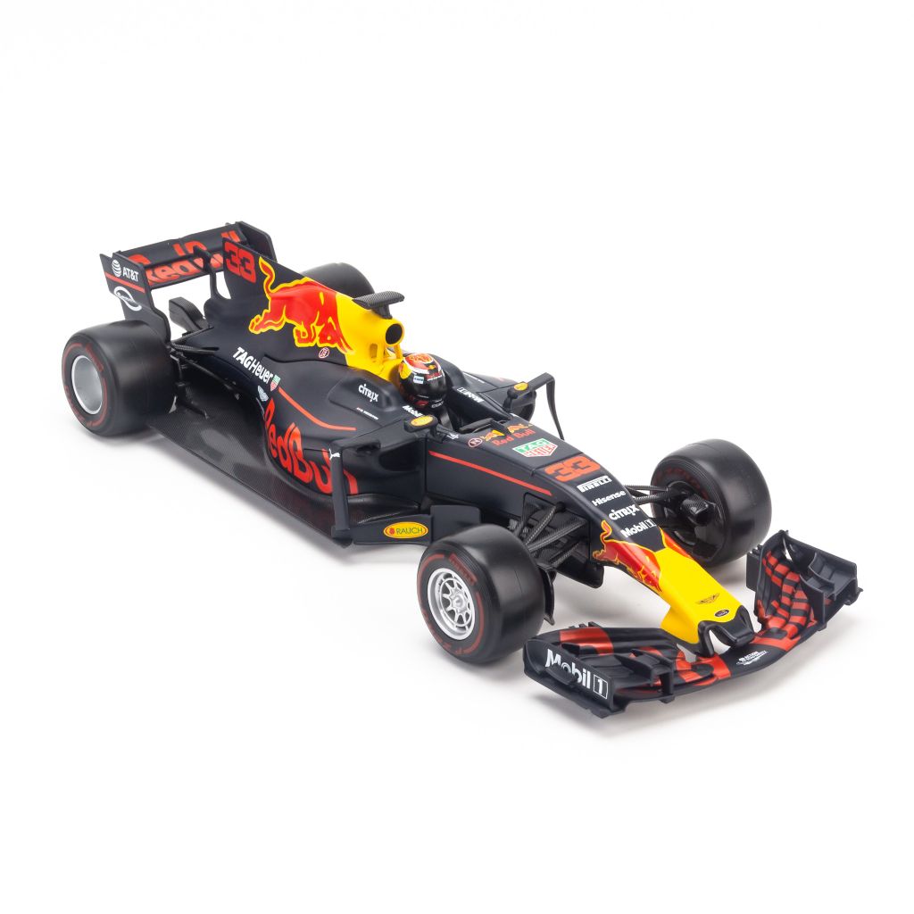 Mô hình xe F1 Red Bull F1 2017 Tag Heuer RB1 33 Max Verstappen 1:18 Bburago Black