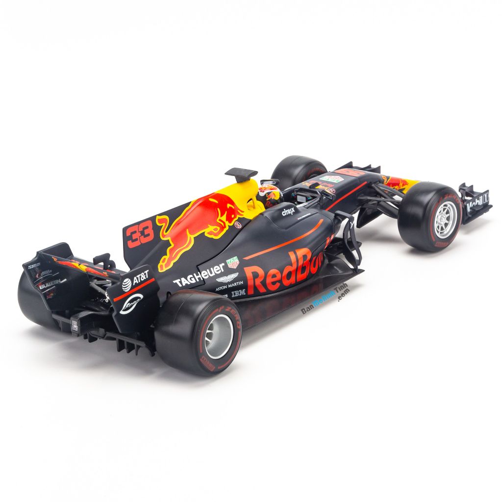Mô hình xe F1 Red Bull F1 2017 Tag Heuer RB1 33 Max Verstappen 1:18 Bburago Black (2)