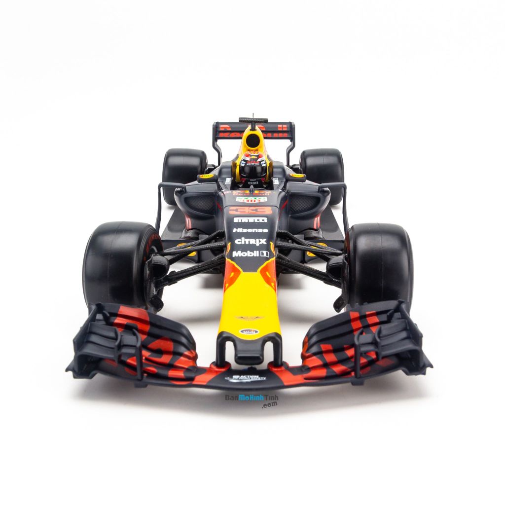 Mô hình xe F1 Red Bull F1 2017 Tag Heuer RB1 33 Max Verstappen 1:18 Bburago Black (5)