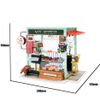 Mô hình gỗ lắp ráp 3D DIY Dollhouse Sweets Station (Tiệm Đồ Ngọt) (Mixed Color) - Robotime DGM06 - WP046