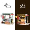  Mô hình gỗ lắp ráp 3D DIY Dollhouse Sweets Station (Tiệm Đồ Ngọt) (Mixed Color) - Robotime DGM06 - WP046 