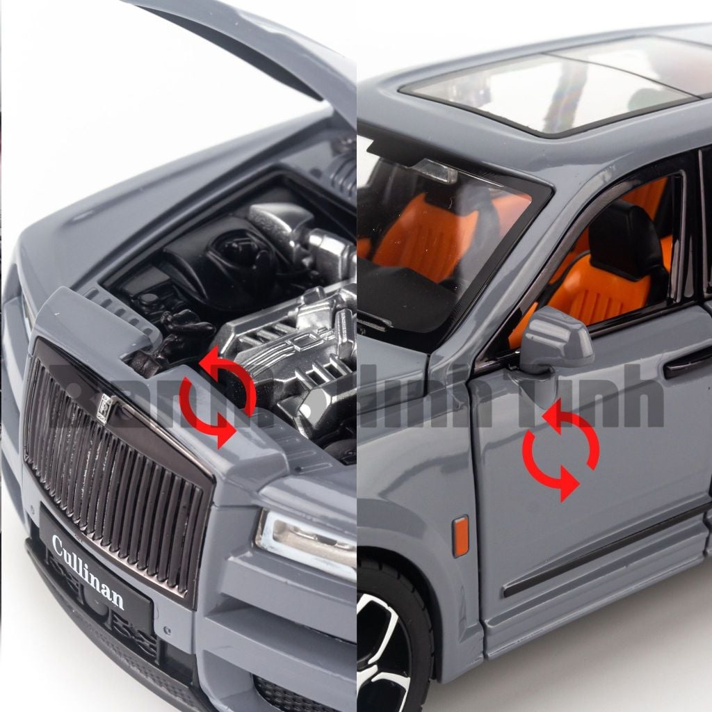 Mô hình xe Rolls Royce Cullinan 2018 1:20 XLG