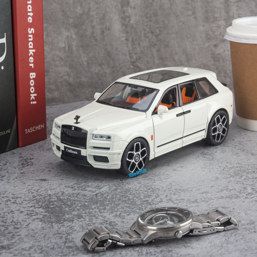 Mô hình xe Rolls Royce Cullinan 2018 1:20 XLG