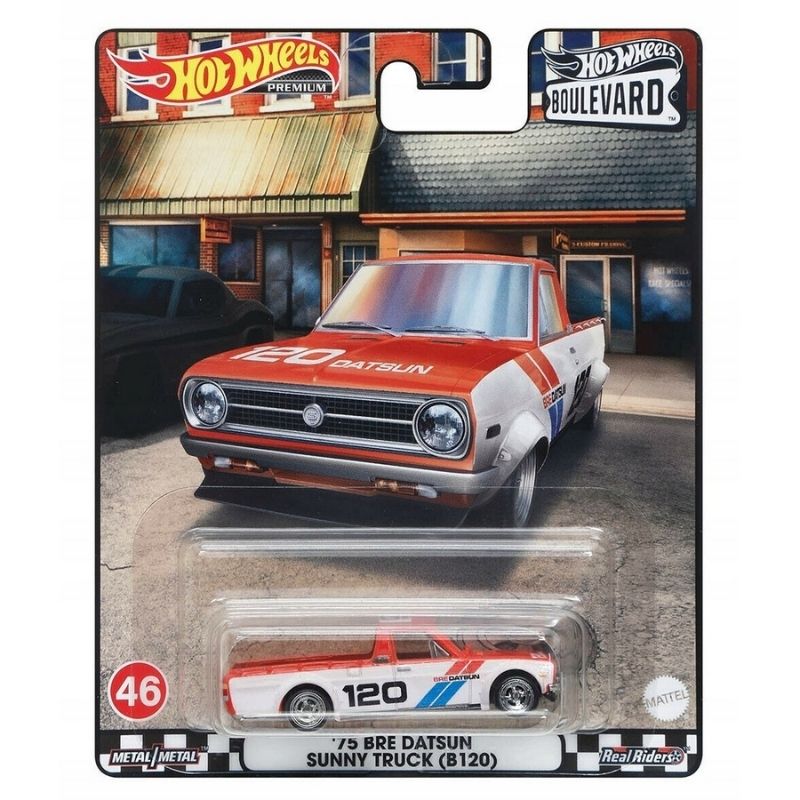 Mô hình xe Bre Datsun Sunny Truck 1975 Boulevard Series 1:64 Hot Wheels Premium