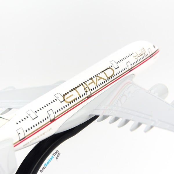 Mô hình máy bay Etihad Airbus A380 16cm Everfly