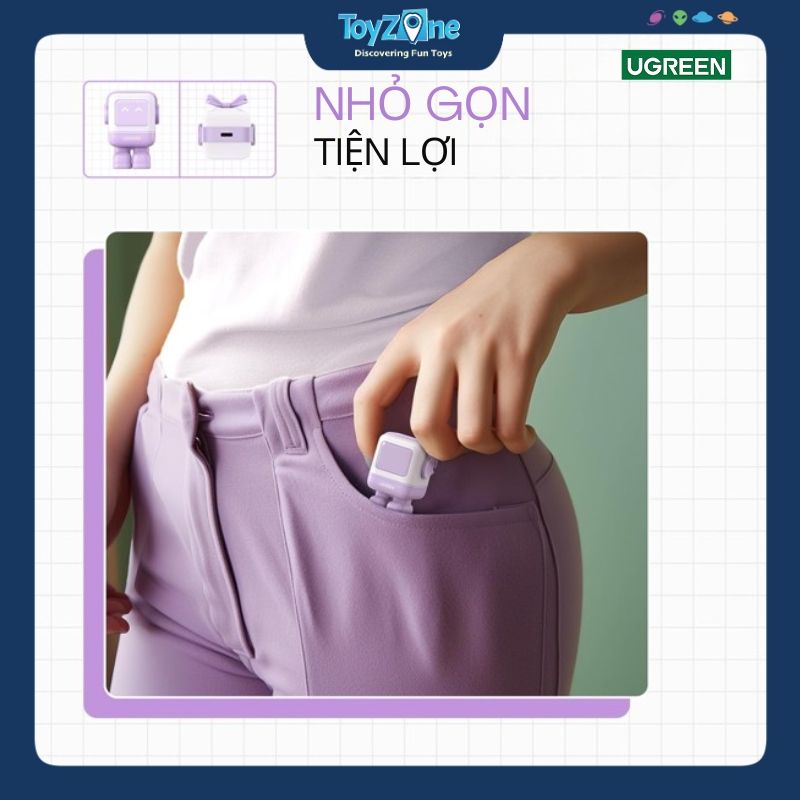 Củ Sạc Nhanh Nexode Robot 30W USB-C PD GaN Fast Charger UGREEN