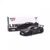 Mô hình xe Nissan GT-R R35 2009 Liberty Walk LB Works 1:64 MiniGT Matte Black 169 (5)