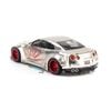 Mô hình xe thể thao Nissan GT-R R35 2009 Liberty Walk LB Works 1:64 MiniGT Satin Silver giá rẻ (3)