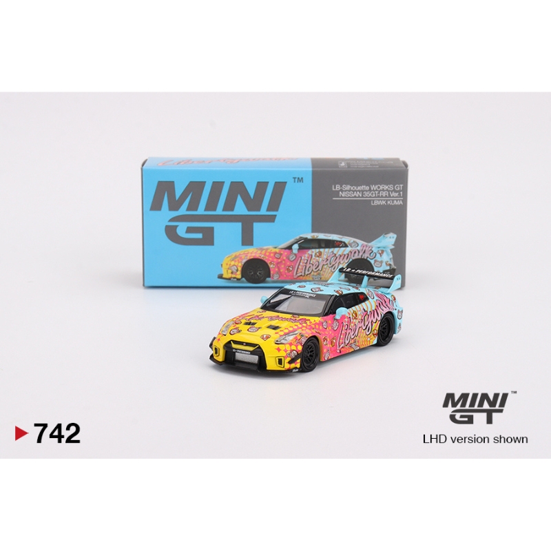 Mô hình xe Nissan GT-R R35 2009 Liberty Walk LB Works 1:64 MiniGT