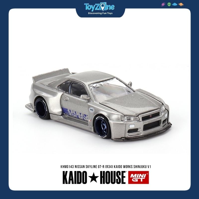 Mô hình xe Nissan Skyline GT-R ( R34 ) KAIDO HOUSE x MiniGT